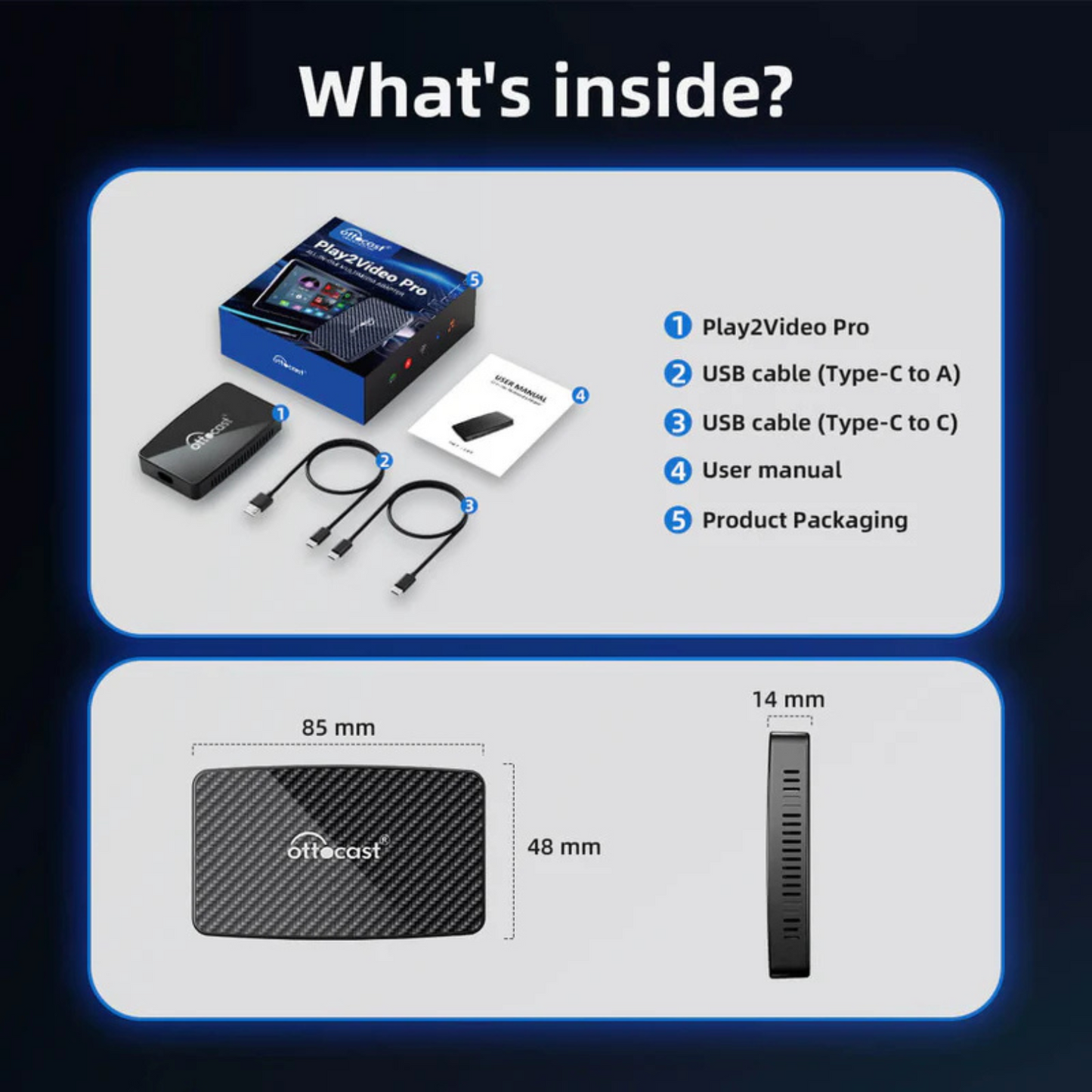 Play2Video Pro - Stream Netflix of YouTube &draadloze adapter
