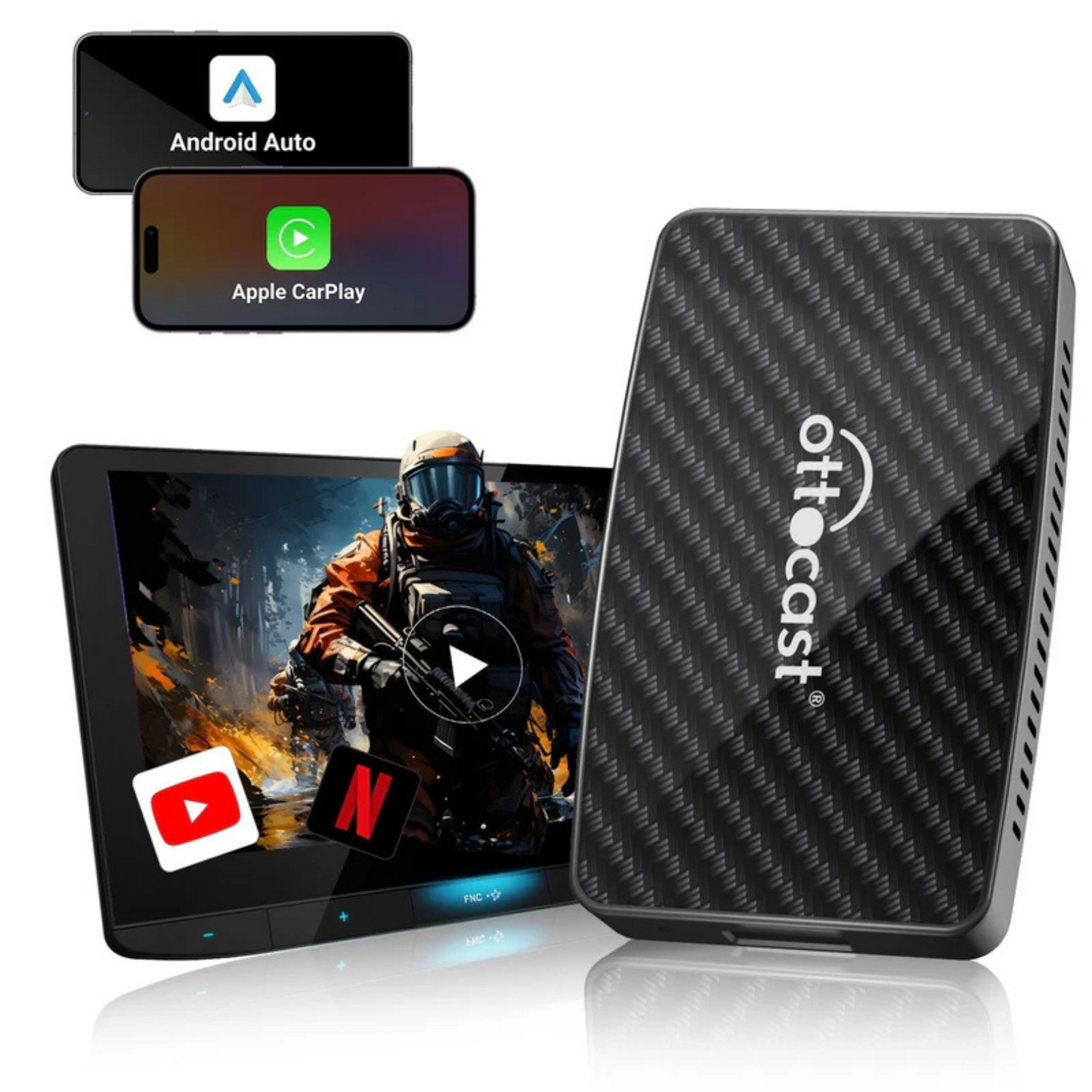 Play2Video Pro - Stream Netflix of YouTube &draadloze adapter
