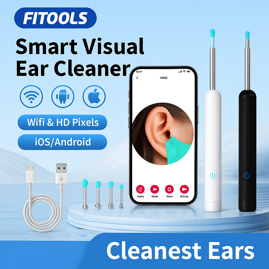 Fitools AurixCam Smart Visual Ear Cleaner