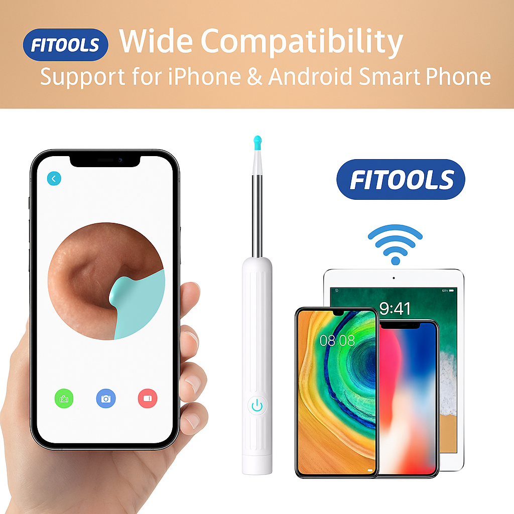Fitools AurixCam Smart Visual Ear Cleaner