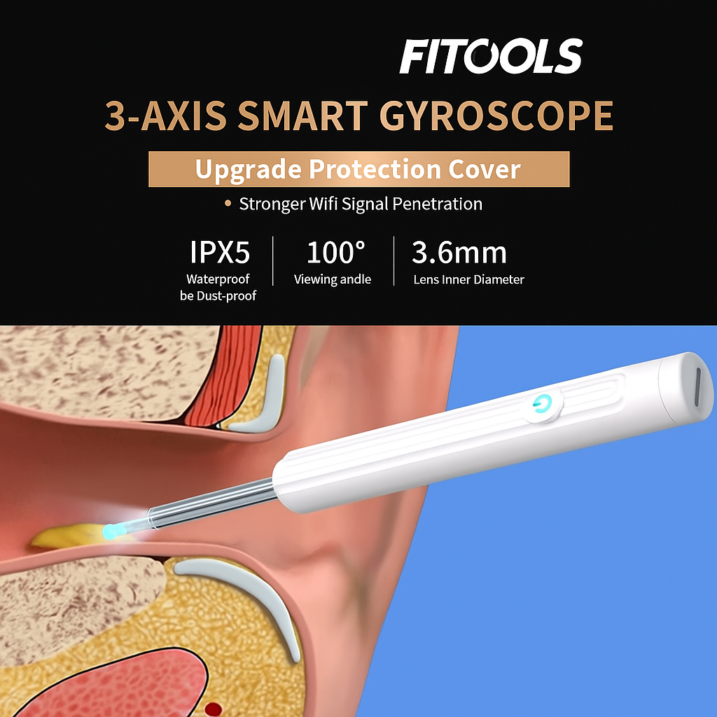 Fitools AurixCam Smart Visual Ear Cleaner