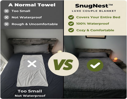 SnugNest™ Luxe Couple Blanket