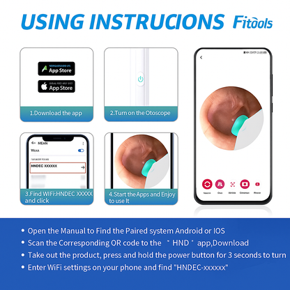 Fitools AurixCam Smart Visual Ear Cleaner