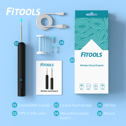 Fitools AurixCam Smart Visual Ear Cleaner